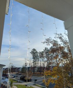 Twinkle Star 300 LED Window Curtain String Lights Wedding Party Home Garden Bedroom Outdoor Indoor Wall Decorations, Warm White *Warm white 36 71aDb 4jiqL