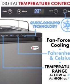 Kegco MDK-309SS-01 Keg Dispenser, Stainless Steel, 2 Tap 16 71aDiThKQaL