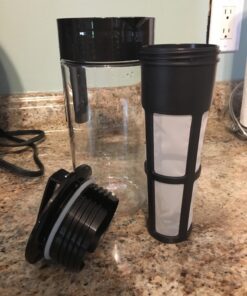 Takeya Cold Brew Coffee Maker with Black Lid Pitcher, 1 qt 42 71aEDjTh4FL