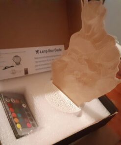 Omega Night Light Lamp 3D Vision Effect LED Night Lights Game Room Bedroom Decor Table Light Remote Control & 16 Colors Birthday Holiday Gift Ideas for Child Kids Teen Boyfriends (Omega(Remote)) Omega(Remote) 31 71aEQFbvS5L