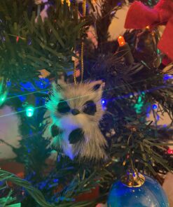 Kurt Adler Plush Animal Ornaments (2" to 4" Deer, Fox, Raccoon, and Squirrel) 2" to 4" Deer, Fox, Raccoon, and Squirrel 26 71aEnilHVNL