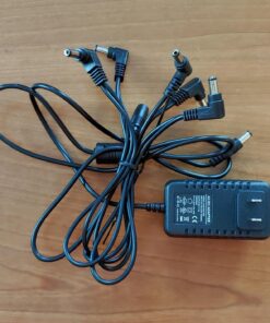 Donner DPA-1 Guitar Pedal Power Supply Adapter 9V DC 1A Tip Negative 5 Way Daisy Chain Cables for Guitar Effect Pedal 40 71aEwWzaQ0L