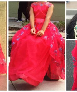 Disney Elena of Avalor Classic Ball Gown Girls' Costume S (4-6x) 12 71aFh8d3rTL
