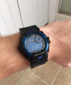 Casio Men's G8900A-1CR G-Shock Black and Blue Resin Digital Sport Watch 38 71aFsGYcuyL