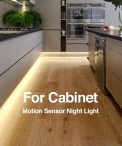 Vansky Motion Activated Bed Light, Flexible LED Strip Motion Sensor Night Light Bedside Lamp Illumination with Automatic Shut Off Timer (Warm Soft Glow) 26 71aFtTW45RL