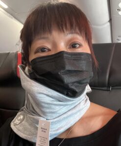 trtl Pillow Plus, Travel Pillow - Fully Adjustable Neck Pillow for Airplane Travel, Car, Bus and Rail. (Charcoal) Includes Water Proof Carry Bag and Setup Guide Travel Accessories Charcoal 19 71aG4yyv6GL