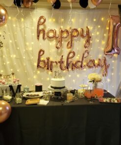 Surmente Tablecloth 90 x 132-Inch Rectangular Polyester Table Cloth for Weddings, Banquets, or Restaurants (Black) ……… 90x132 in, 1 Pack Black 31 71aGIpagIHL