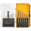 DEWALT Black Oxide Drill Bit Set with Pilot Point, 13-Piece (DW1163) 13 pc