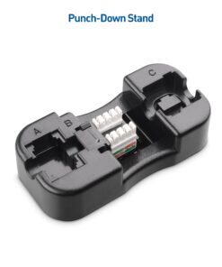 Cable Matters UL Listed 25-Pack RJ45 Keystone Jack, Cat6 Keystone Jacks in White and Keystone Punch-Down Stand 20 71aH0OOqyjL