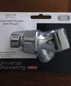 Delta Faucet U3401-PK Adjustable Shower Arm Mount, Chrome, 0.5 24 71aHT3CJkL
