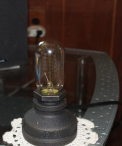 Kiven Steampunk Table Lamp UL Certification Button Switch Cord Vintage Style Desk Light E26 Iron Base Modern Antique Table Light Bulbs Not Included 29 71aHpOf9EfL