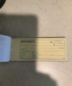 Adams Money/Rent Receipt Book, Carbonless, 3-Part, 2-3/4 x 7-3/16 Inches, 50 Sets per Book (TC2701) 1 19 71aI6BdaCnL