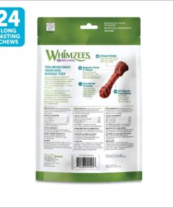 Alternative view of WHIMZEES by Wellness Small Dental Chews for Dogs, Grain-Free, No Artificial Colors, Freshens Breath, Long-Lasting Treats, VOHC Accepted, 24 Count