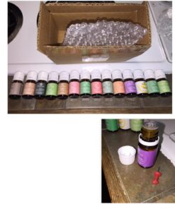 Essential Oil Set 14-5 ml Therapeutic Grade 100% Pure Frankincense, Lavender, Peppermint, Rosemary, Orange, Tea Tree, Eucalyptus, Grapefruit, Lemon, Lime, Clove, Spearmint, Lemongrass, Cinnamon 32 71aIN60WGfL