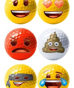 emoji Official Novelty Fun Golf Balls - 6 Pack 7 71aIyzgZn9L
