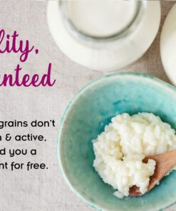 Fusion Teas 1 TBSP Organic Milk Kefir Grains and ebook “Milk Kefir Unleashed by Thomas Egbert” - Fresh Live Active Probiotic Starter Cultures 29 71aJupnOGQS 1