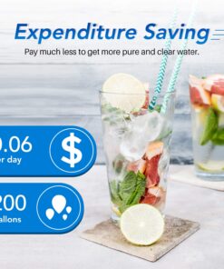 ICEPURE 4396701 Refrigerator Water Filter Replacement for Whirlpool 4396702, EDR6D1, EveryDrop Filter 6, Kenmore 9915, 46-9915, 2 PACK 16 71aJyXtcfL