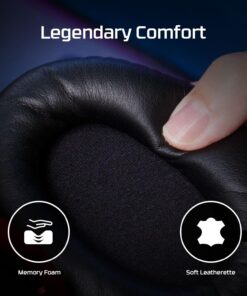 HyperX Cloud II - Gaming Headset, 7.1 Surround Sound, Memory Foam Ear Pads, Durable Aluminum Frame, Detachable Microphone, Works with PC, PS5, PS4, Xbox Series X|S, Xbox One – Red Wired 26 71aKClDo3DL