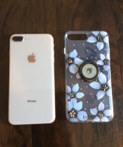 EMERGE FLORAL iPhone 8 Plus / iPhone 7 Plus Flower Cell Phone Case - White Flower Print 28 71aKf18M5nL