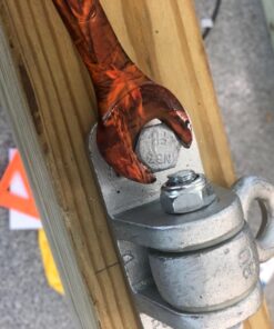 Jungle Gym Kingdom Swing Set Hangers - 2 Heavy Duty Brackets with Locking Snap Hooks for Porch, Patio, Playground - Indoor/Outdoor Hardware & Accessories 2 pack hangers 51 71aKhYStiL