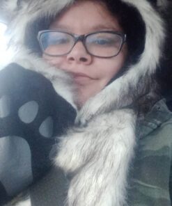 White Wolf Hood Faux Fur Hat with scarfs mittens & paws 3 in 1 by Hatbutik 25 71aLB3UjQL 1