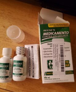 REESE'S PINWORM Medicine Liquid for Entire Family, Full Prescription Strength, 2 Oz 2 Fl Oz (Pack of 1) 29 71aLLrjRQjL