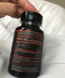 SmarterVitamins (3-Pack) 200mg Caffeine Pills with 100mg L-Theanine for Energy, Focus and Clarity + Coconut MCT Oil, Pre Workout, Nootropic Brain Booster, Extended Release Capsule 37 71aLcJikFyL