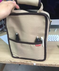 Derwent Pencil Case, Canvas Carry-All Bag Pencil Holder with Removable Shoulder Strap, Holds up to 132 Pencils and Supplies (2300671) , Brown Carry All 132 Capacity 47 71aLt5hFEXL