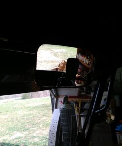 Rear View Mirror UTV Accessories - Mirrors Best for Wide Angle Center or Side-by-Side Off Road Clear-View - High Impact ABS Housing & Universal Roll Cage Bar Mounts with Shatter-Proof Tempered Glass Center Rear View 41 71aM6nE4w8L 2