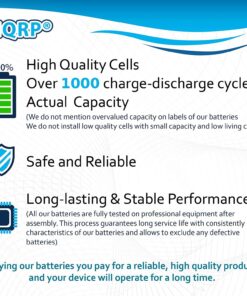 HQRP Cordless Phone Battery Compatible with VTech BT162342 / BT262342 / 89-1347-01-00/8913470100 / 89-1347-02-00/8913470200 / 2SNAAA70HSX2F Replacement 10 71aMjgTELAL
