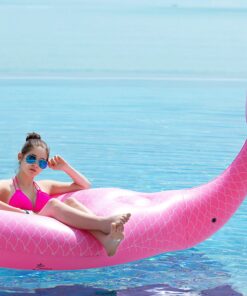 Jasonwell Giant Inflatable Mermaid Tail Pool Float with Fast Valves Summer Beach Swimming Pool Party Lounge Raft Decorations Toys for Adults Kids (Pink) Pink - XL 25 71aN2SuvWYL