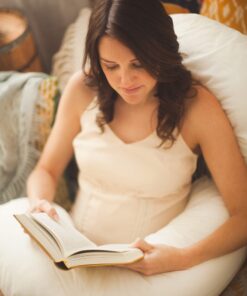 Leachco Snoogle Original Maternity/Pregnancy Total Body Pillow, Ivory 60 Inch 31 71aNX1 gXRL