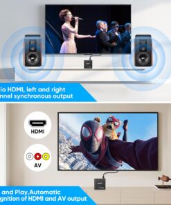 HDMI Media Player, Black Mini 1080p Full-HD Ultra HDMI Digital Media Player for -MKV/RM- HDD USB Drives and SD Cards 28 71aNXummS L