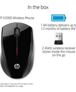 HP X3000 Wireless Mouse, Black (H2C22AA#ABL) 21 71aO1e9AJnL