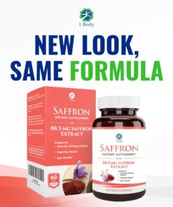 1 Body Saffron Extract 8825 – Antioxidant & Mood Support Saffron Supplement – 88.5 mg of Pure Safranal per Vegetarian Capsule 16 71aOQqVzOqL