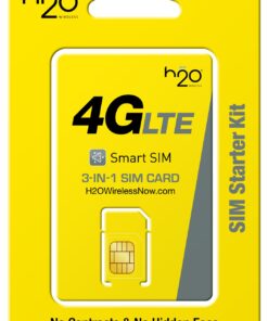 Alternative view of h2o Smart SIM Starter Kit 3-in-1 GSM SIM Card