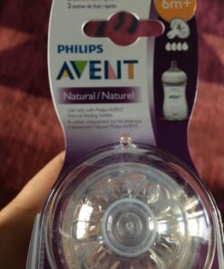 Philips AVENT BPA Free Natural Fast Flow Nipples, 2-Pack 40 71aOxeqT08L