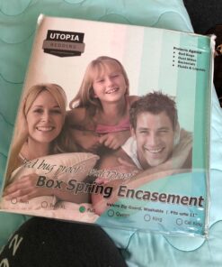 Utopia Bedding Premium Zippered Mattress Encasement (Fits 10 Inches Mattress, Full) - Waterproof and Bed Bug Proof Mattress Protector - Six-Sided Mattress Cover 10" Deep 22 71aPOJglK0L