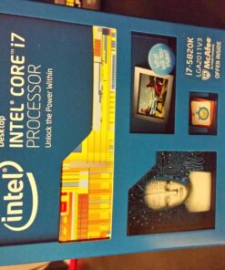 Intel Core i7-5820K Desktop Processor (6-Cores, 3.3GHz, 15MB Cache, Hyper-Threading Technology) CPU Only 31 71aPiY2kH4L