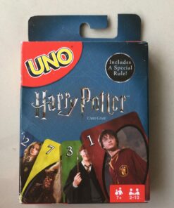 Mattel Games UNO Harry Potter Card Game Movie-Themed Collectors Deck of 112 Cards with Hogwarts Character Images, Gift for Fans Ages 7 Years Old & Up 46 71aQIQjJKhL