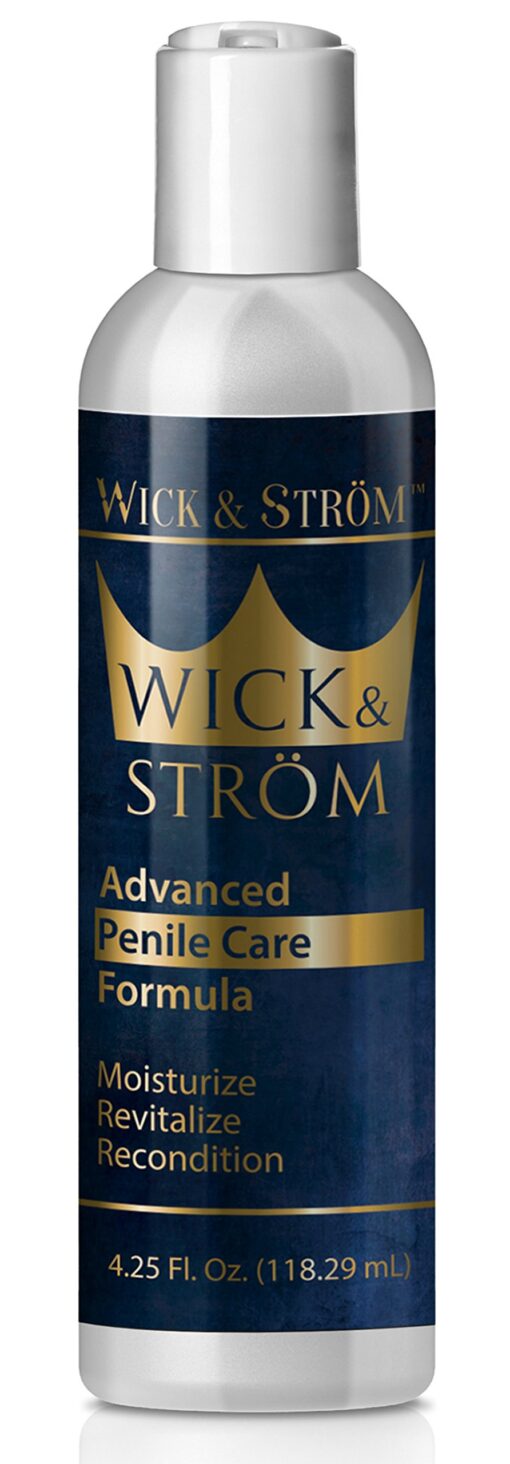 Penile Cream Moisturizer - Helps Reduce Chafing and Dry Irritated Skin - Dermatologist and Urologist Approved - Wick & Strom - 4.25 oz (4.25 Fl Oz (Pack of 1)) 4.25 Fl Oz (Pack of 1)