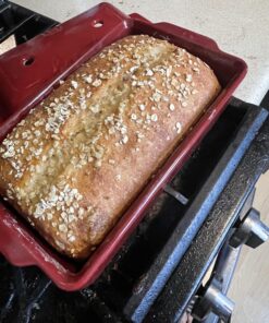 Emile Henry Made In France Bread Loaf Baker, 9.4 x 5"", Burgundy 34 71aQXCA8krL