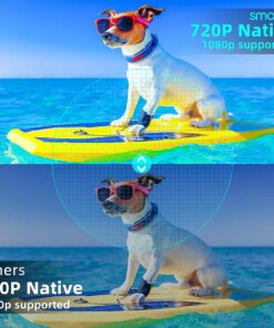 Movie Projector, SMONET 1080P HD Projector 7500L Home Projector Video TV Projector Mini Portable LED Projector Outdoor Indoor Wall Compatibale with TV Stick Laptops PC PS5 HDMI USB A-White 29 71aS2Fa9R2L