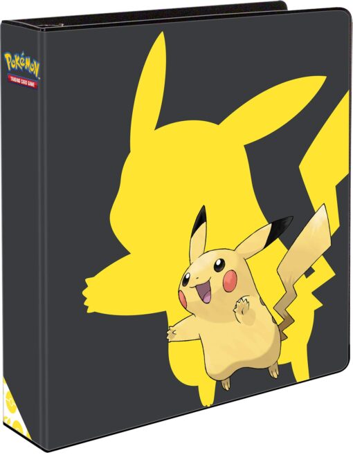 Ultra Pro Pokemon Pikachu 2'' 3- original Ring Binder , Yellow Pikachu Yellow