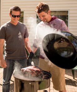 Weber 18-inch Smokey Mountain Cooker, Charcoal Smoker,Black 18" 45 71aSojRTfNL