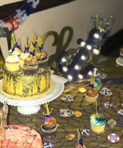 Big Dot of Happiness Ahoy Nautical - DIY Shaped Baby Shower or Birthday Party Cut-Outs - 24 Count 10 71aSqUN BL