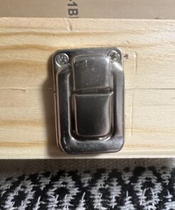 MOOCA Wooden Jewelry Display Case, Jewelry Organizer Case with Tempered Glass Top Lid & Removable Black Velvet Pad, Natural Wood Color 27 71aTFqmaCIL