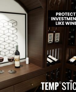 Temp Stick Remote WiFi Temperature & Humidity Sensor. No Subscription. 24/7 Monitor, Unlimited Text, App & Email Alerts. Free Apps, Made in America. Use with Alexa, IFTTT. Monitor Anywhere, Anytime. Black 26 71aTRhJyb7L