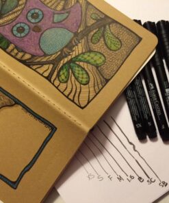 Faber Castell Artist Pack of 8 Assorted Sizes, 8-Pitt Pens in Black, 8 Count Faber-Castell Pitt Artist Pen - Black 27 71aTSbZs8L