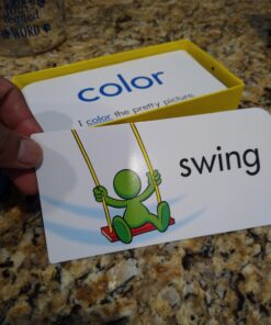 Trend Enterprises: Action Words Skill Drill Flash Cards, Great for Skill Building and Test Prep, Illustrated Actions, Build Vocabulary & Spelling, 96 Cards Included, for Ages 6 and Up 11 71aTnJKmdhL